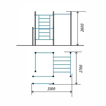 Спортивный комплекс воркаут, тр.89 фото 2