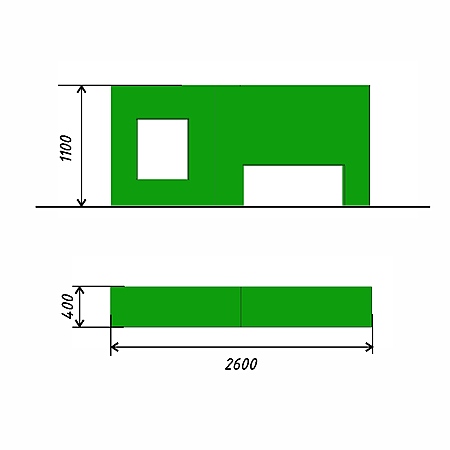 Препятствие «Стена с двумя проломами»  фото 2