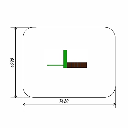 Препятствие «Забор с наклонной доской»  фото 3