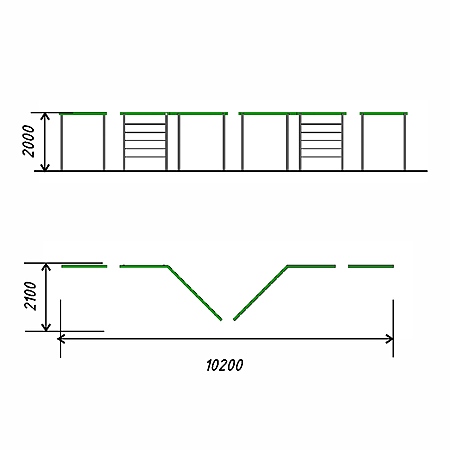Препятствие «Разрушенный мост»  фото 2
