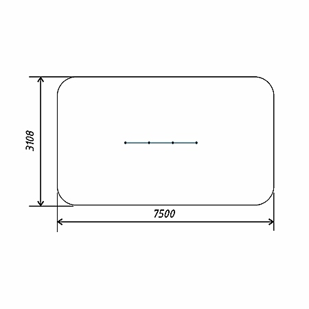 Перекладины стационарные разноуровневые (для выполнения испытания (теста) «Подтягивание из виса на высокой перекладине») тр.ду.108 фото 3