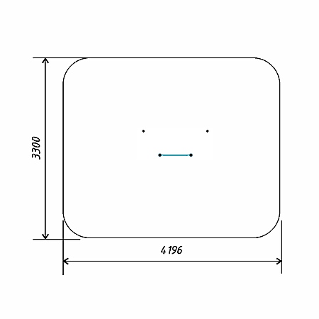 Мишень на стойках круглая с отверстием диаметром 90 см и со звуковым сигналом - для инвалидов и лиц с ограниченными возможностями здоровья (для выполнения испытания (теста) «Метание теннисного мяча в цель, дистанция - 6 м») тр.ду.108 фото 3
