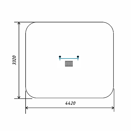 Перекладина с регулируемой высотой от 90 до 260 см (для выполнения испытаний (тестов) «Подтягивание из виса на высокой перекладине» и «Подтягивание из виса лежа на низкой перекладине» с упором для ног) - для инвалидов и лиц с ОВЗ тр.ду.108 фото 3
