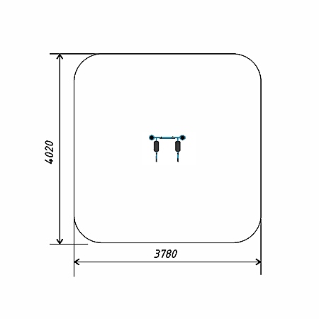 Комплекс для тренировки мышц верхнего плечевого пояса и мышц пресса тр.ду.108 фото 3