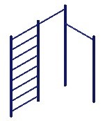 Шведская стенка с турниками 3