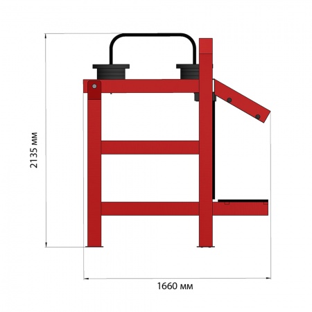 Тренажер уличный силовой «Жим к груди»  фото 2