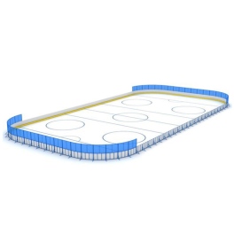Хоккейная коробка (стеклопластик) 56х26 м