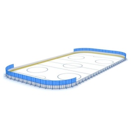 Хоккейная коробка (стеклопластик) 30х15 м