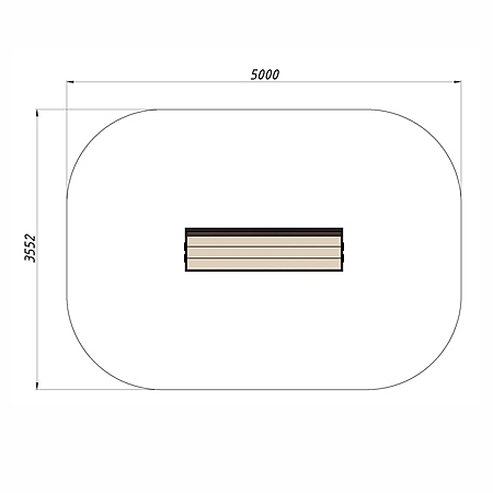 Скамья уличная из ДПК фото 3