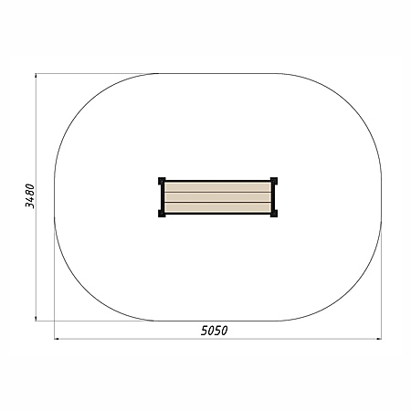 Скамья уличная из ДПК фото 3