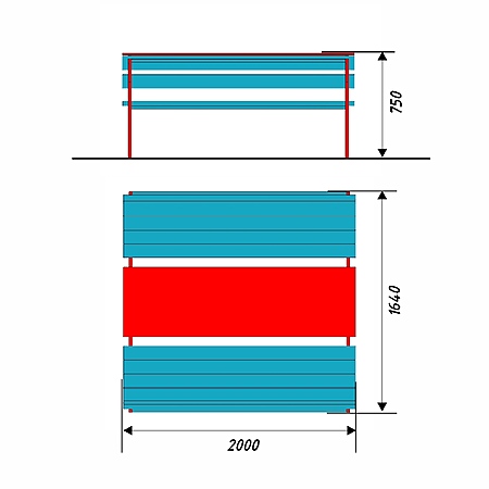 Столик со скамейками 7  фото 2
