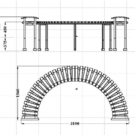 Скамья 38  фото 2