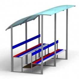 Трибуна двухрядная 