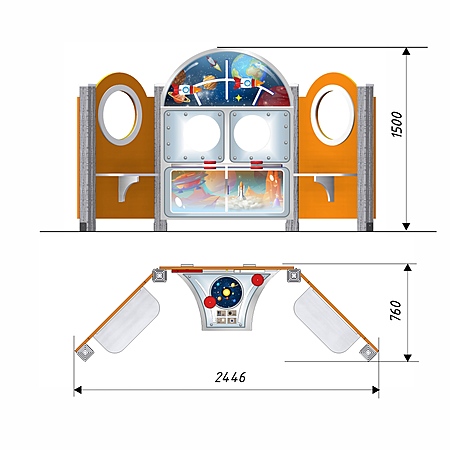 Панель игровая «Орбитальная станция»  фото 2