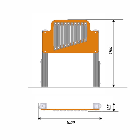 Игровой модуль «Металлофон»  фото 2